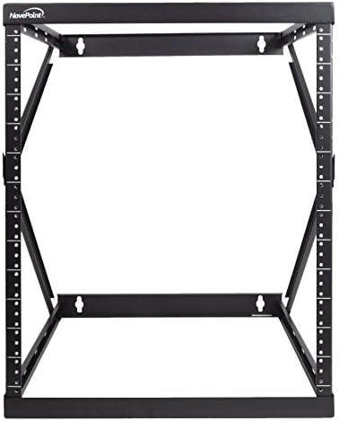 12U 2 Post Wall Mount 18 Inch Deep Network Server Rack Q905732