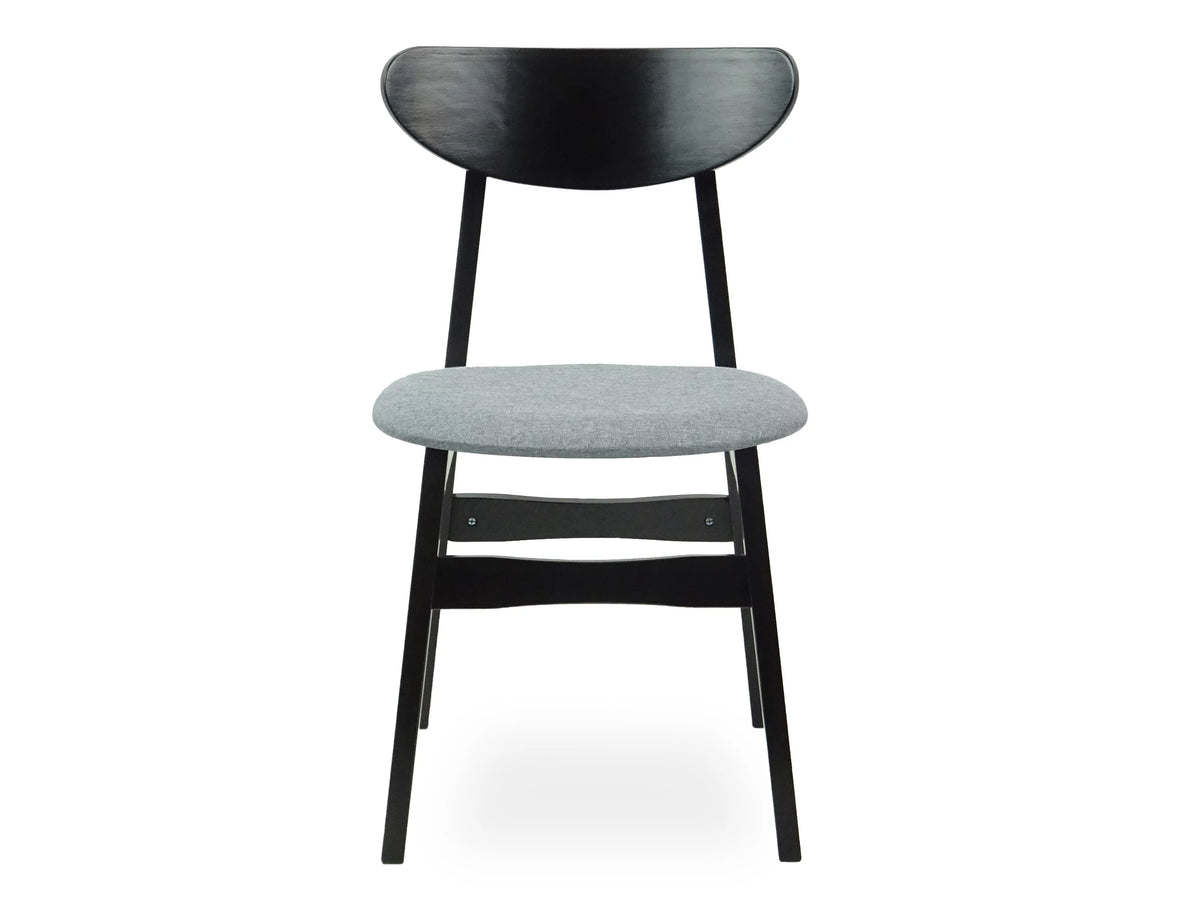 Set of 5 Solid Wood Dining Table and 4 Padded Seat Chairs L8150