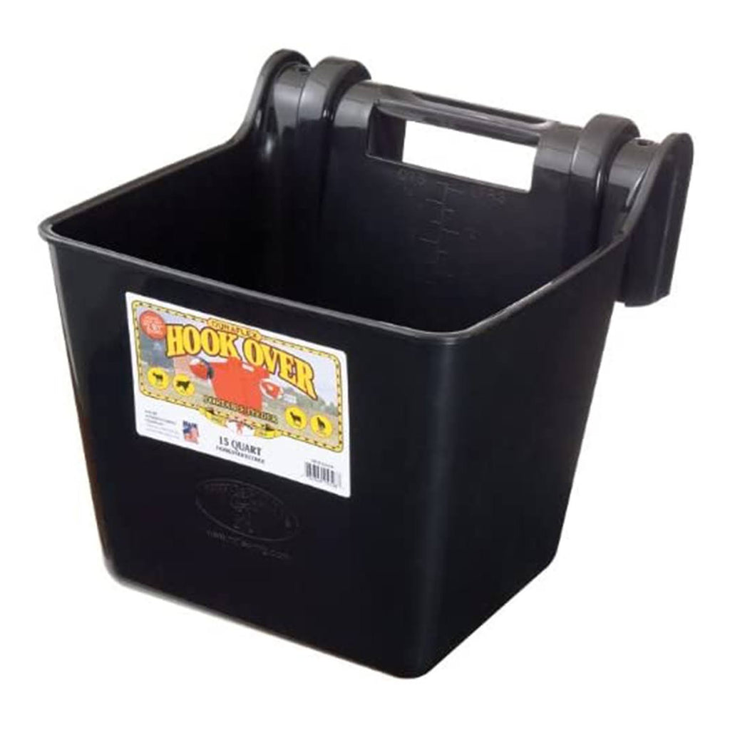 15 qt. Mountable Plastic Hook Feeder, Black (6 Pack) Z712358