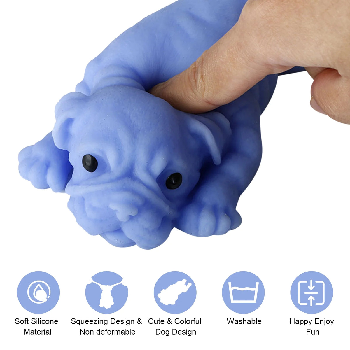 Squishy Stress Balls Toy Cute Dog Design Slow Rebound Z29078
