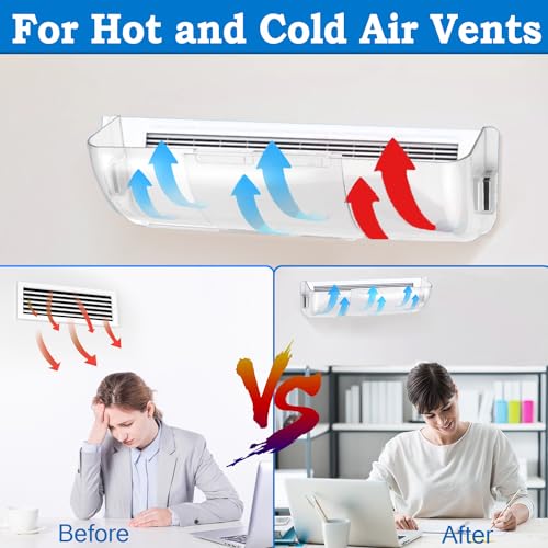 2 Pack Clear Adjustable Magnetic Vent Deflector G103164