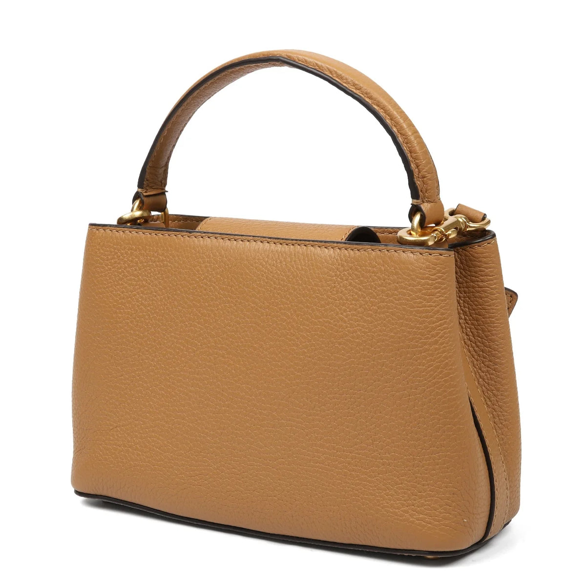 Pebbled Leather Micro Satchel Crossbody Bag C3741