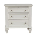 3-drawer Nightstand Cream White C70975