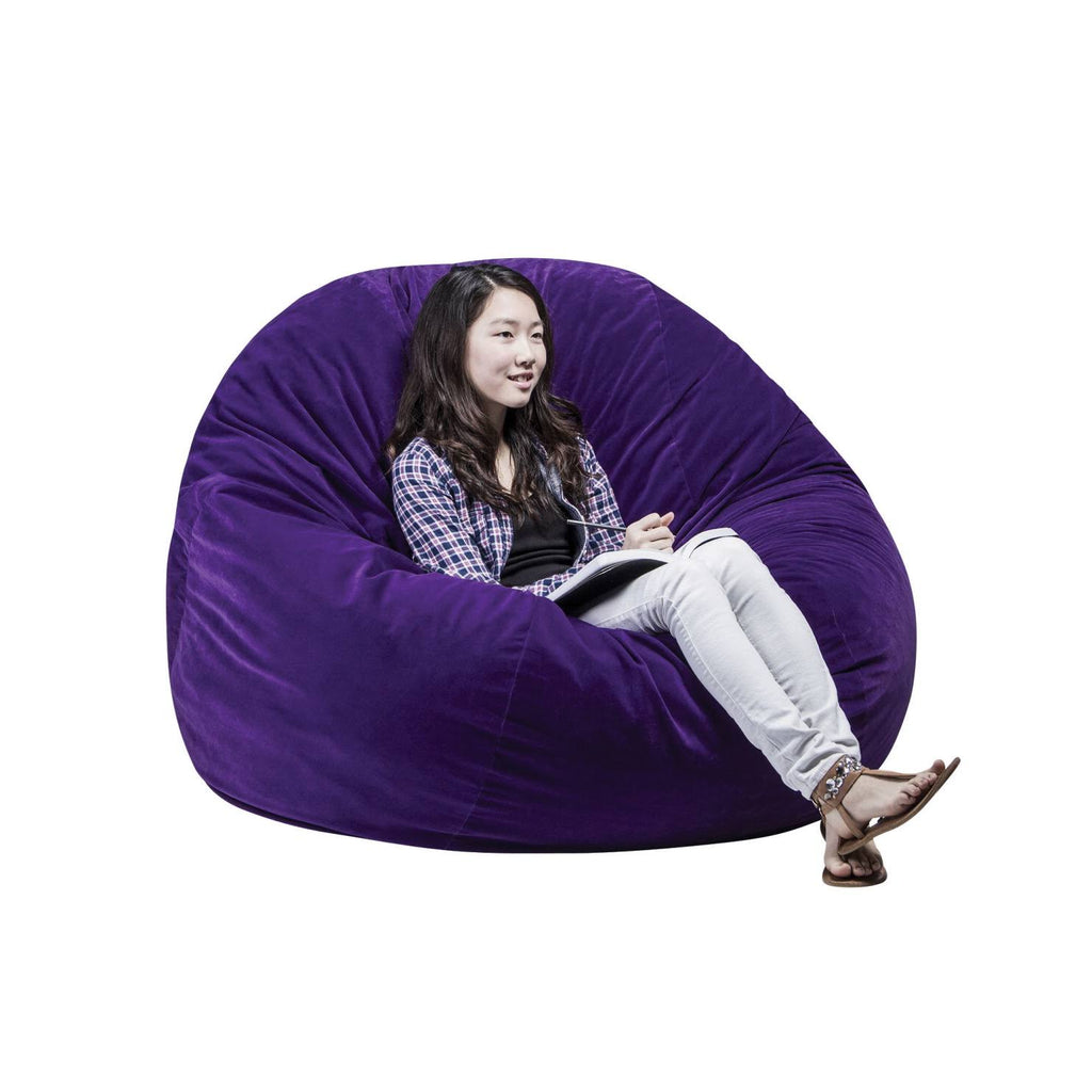 Purple FluffChair Large 50x22 Diameter Z203285