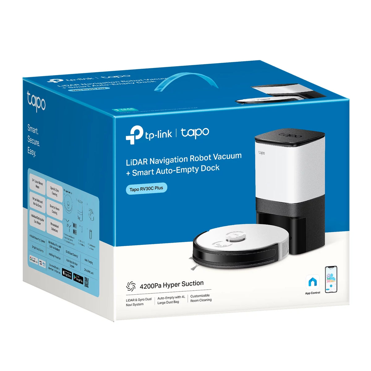 Wi-Fi Robot Vacuum with Auto-Empty Dock X194