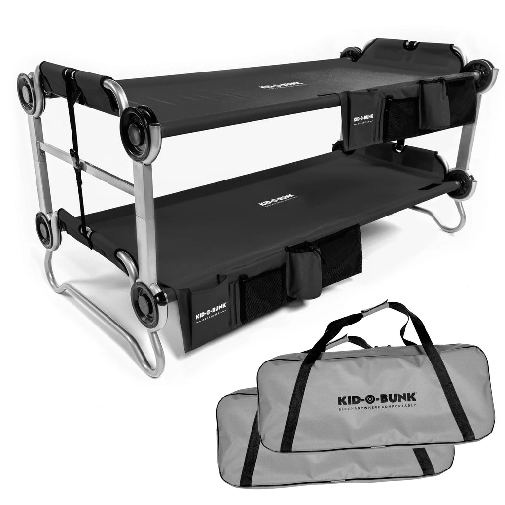 Portable Double Cot with Organizers Q83970