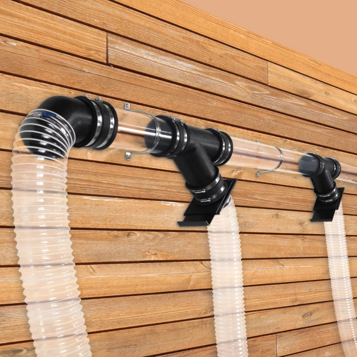 Clear PVC Dust Collection Pipe M792255