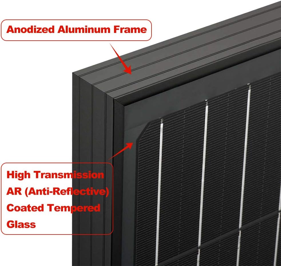 100 Watt 12 Volt Monocrystalline Solar Panel K628