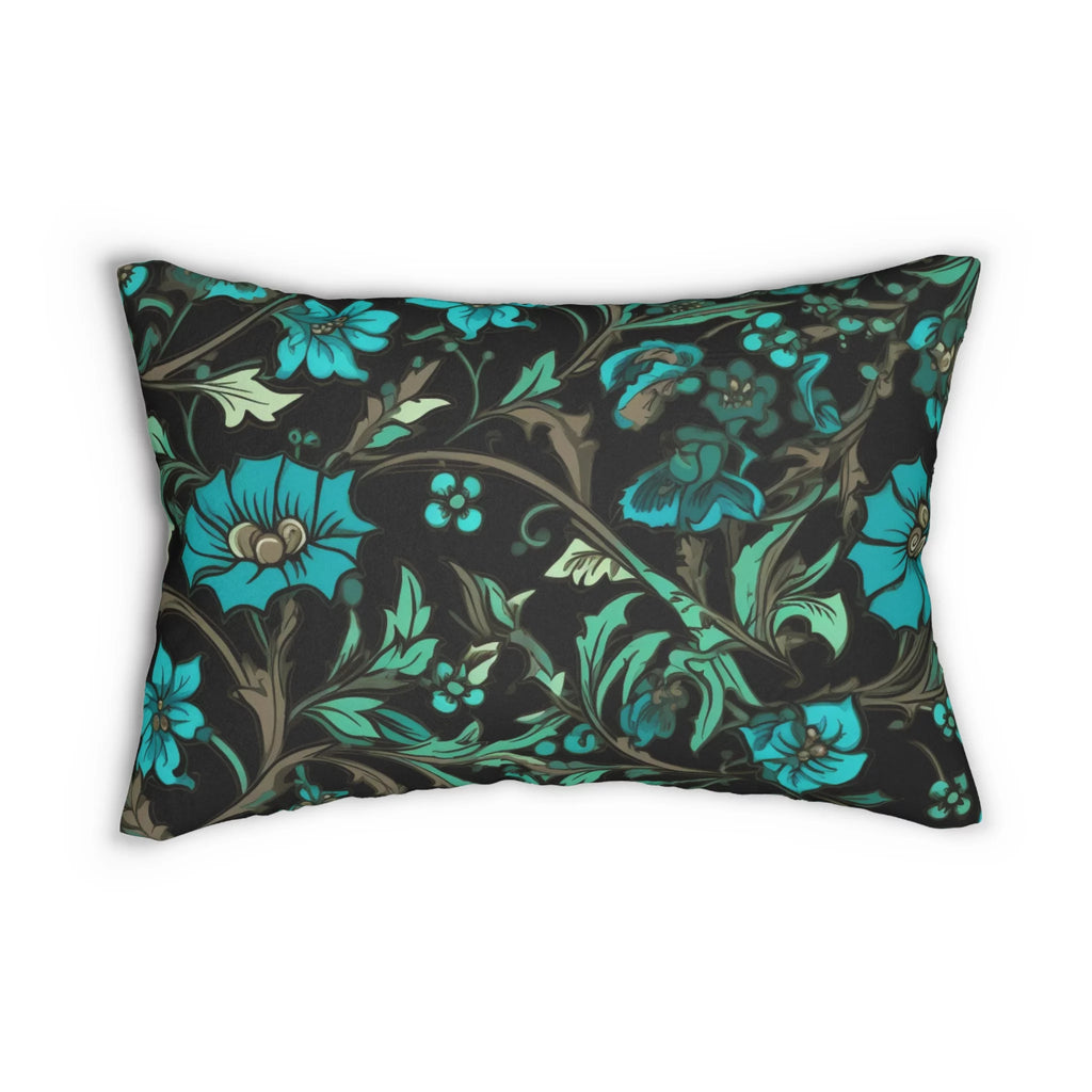 Lumbar Pillow with Jacobean Design Z81531