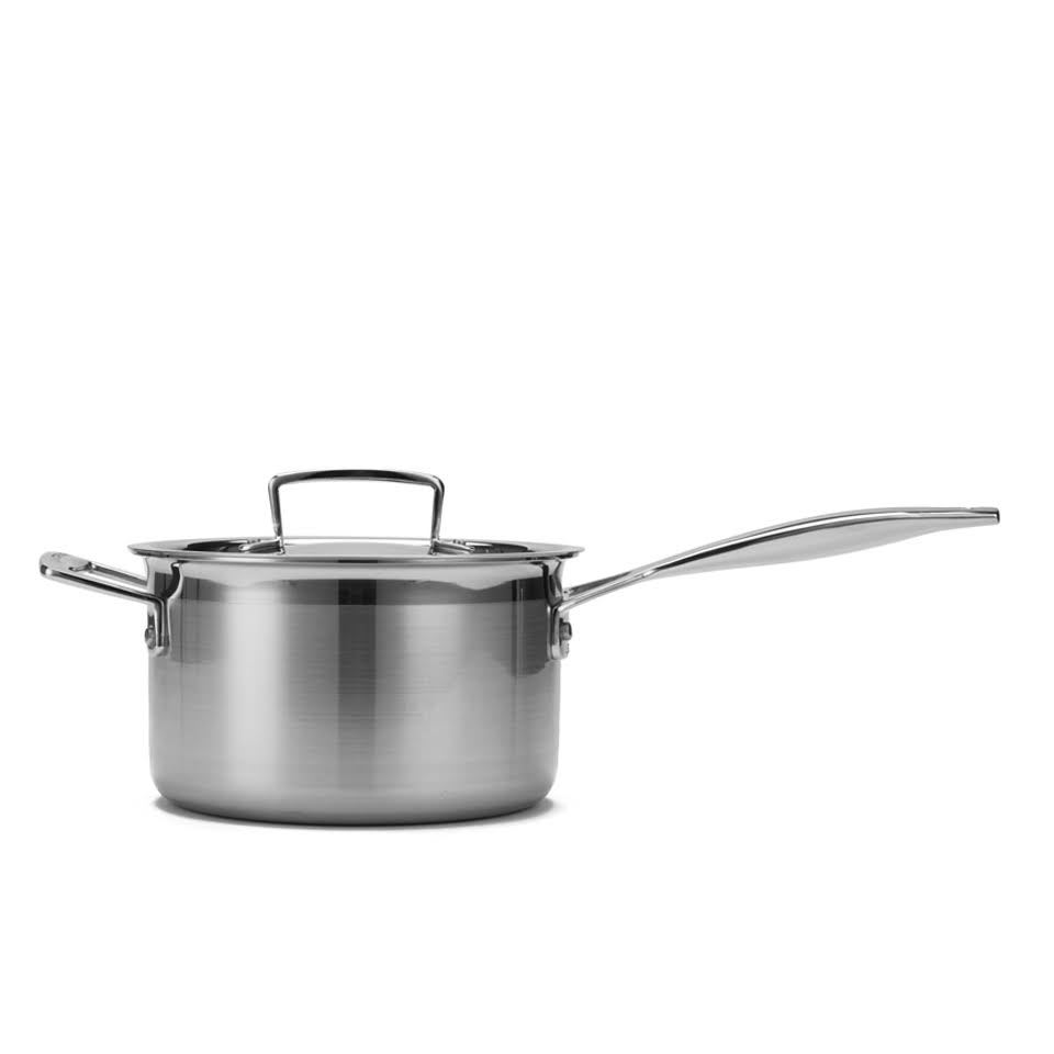 3-Ply Stainless Steel Saucepan with Lid - 18 cm J9853