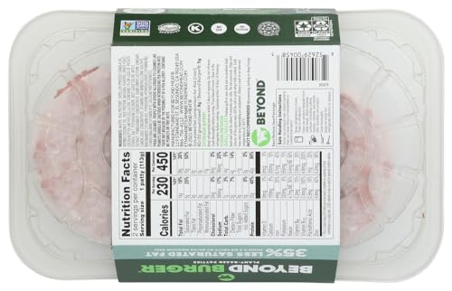 8 oz Plant-based Burger Patties (8 Pack, 16 Patties Total) D3000