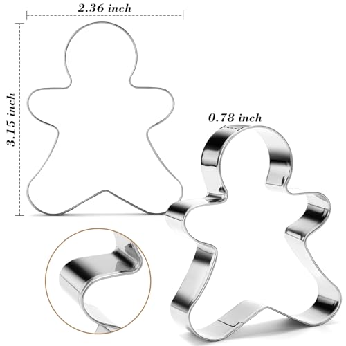 12 Pieces Stainless Steel Cookie Cutters Set Z663