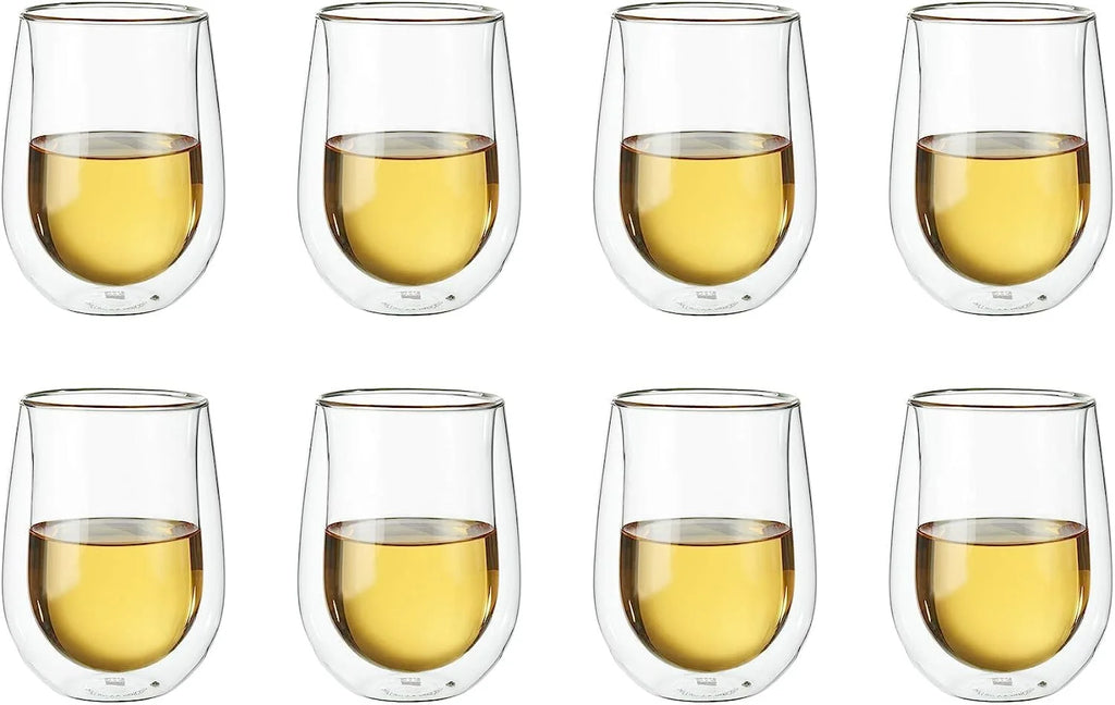 Double Wall Wine Glass 8-Pc Z978