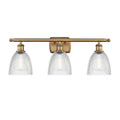 Brushed Brass 3 Light Bath Vanity Light D984