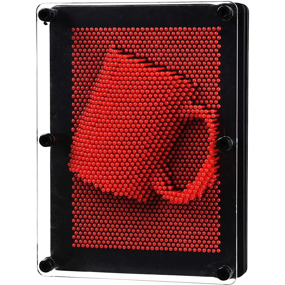 Red 3D Pin Art Board Toy G7956