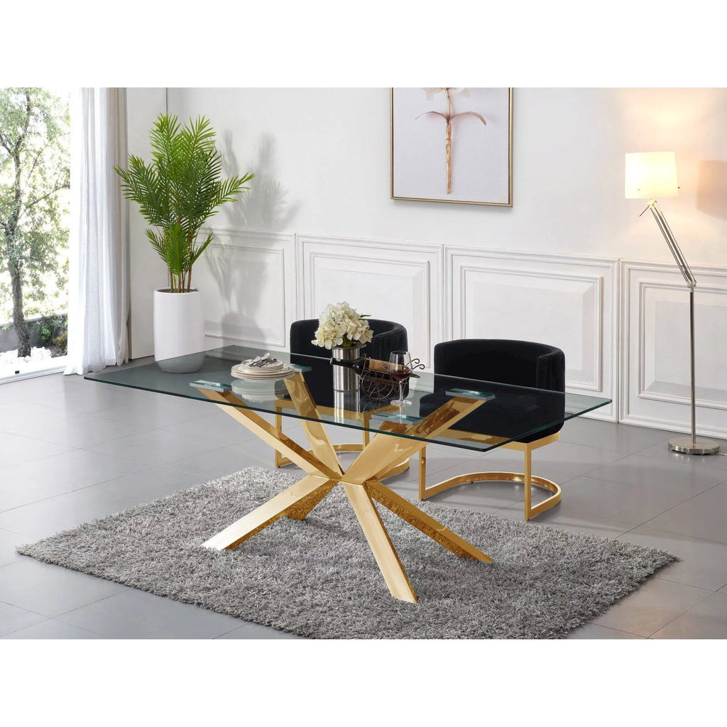 Gold Dining Table E270571