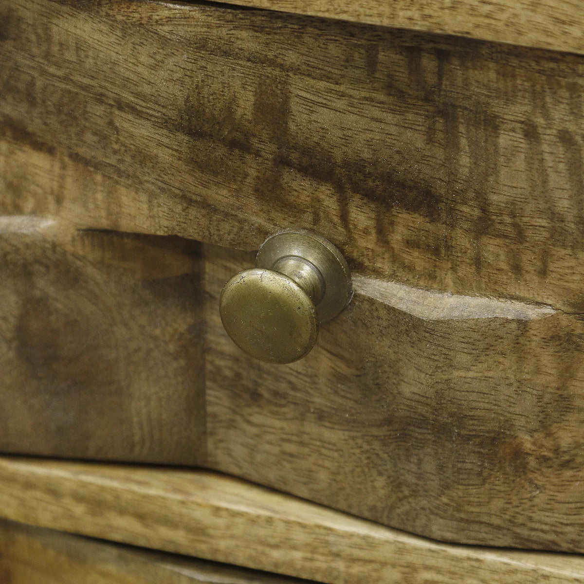 Three-Drawer Mango Wood Chest K3808