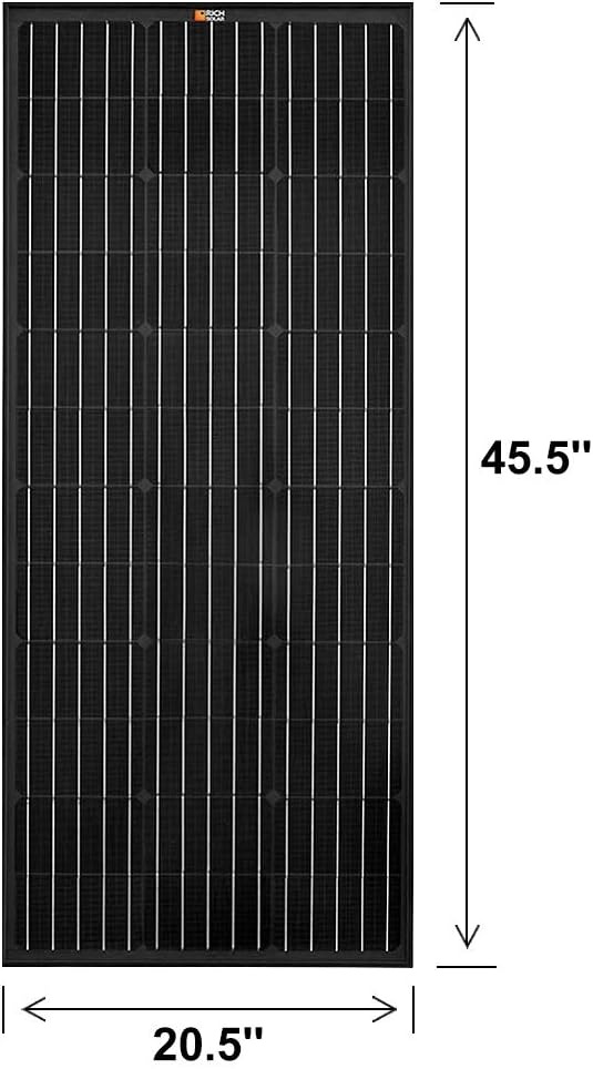 100 Watt 12 Volt Monocrystalline Solar Panel K628