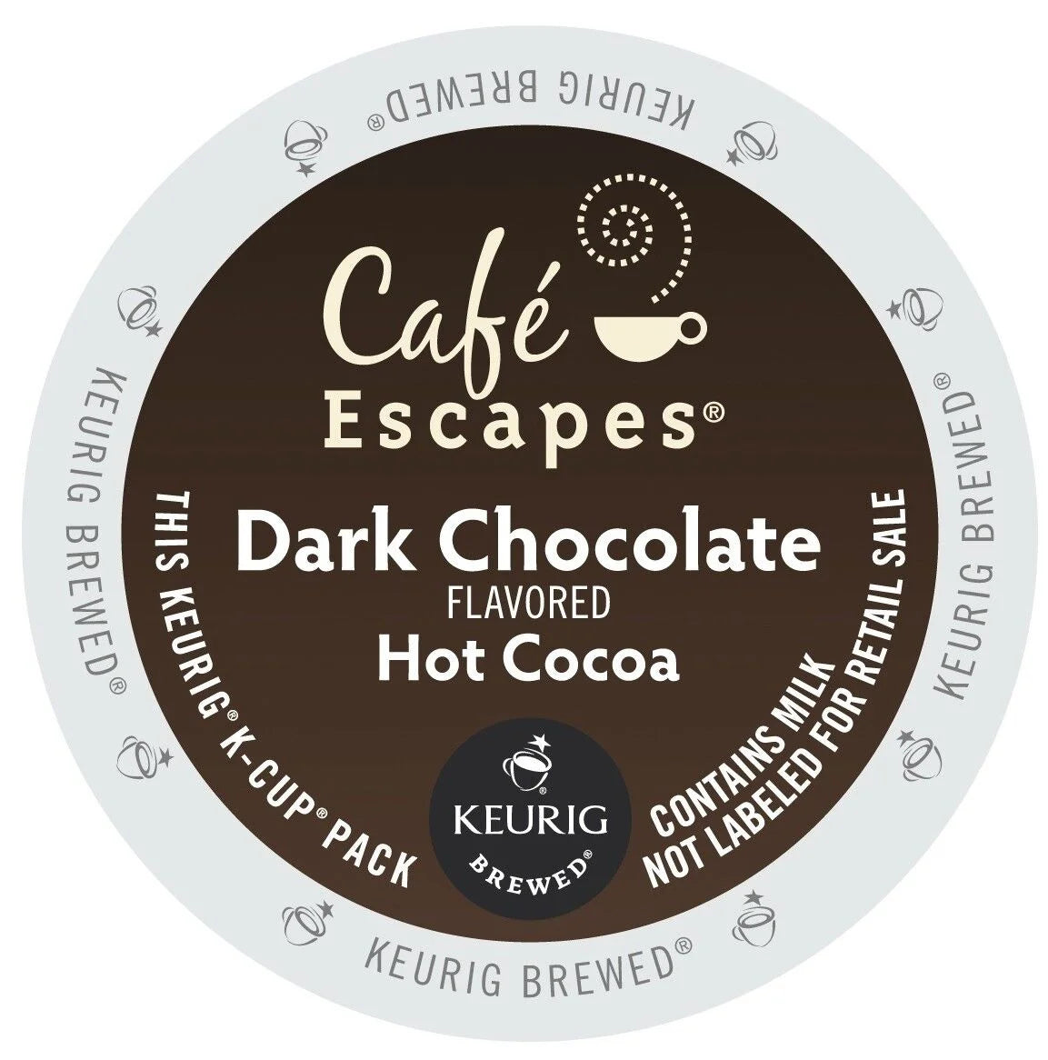 72 count Dark Chocolate Hot Cocoa K Cups S2700