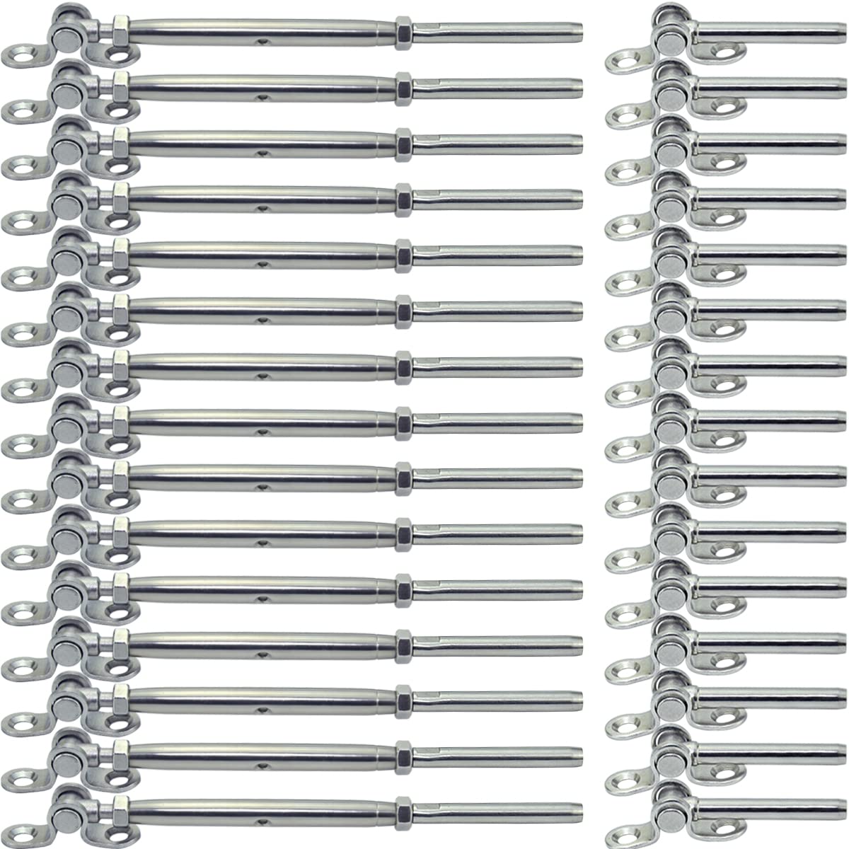 20 Pairs Stainless Steel Cable Railing Kit K159