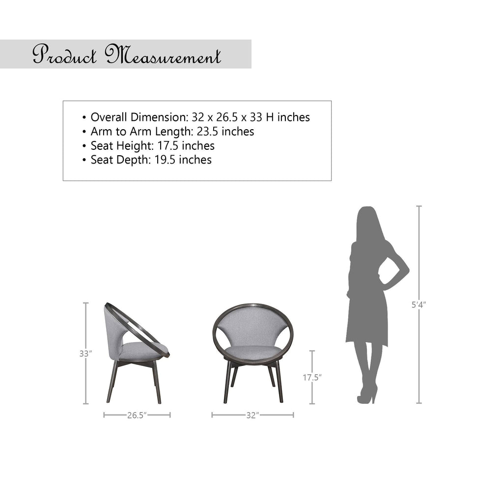 Charcoal Accent Chair T66120