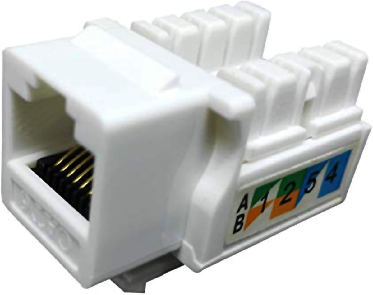 50-Pack Cat6 Keystone Jack B49088