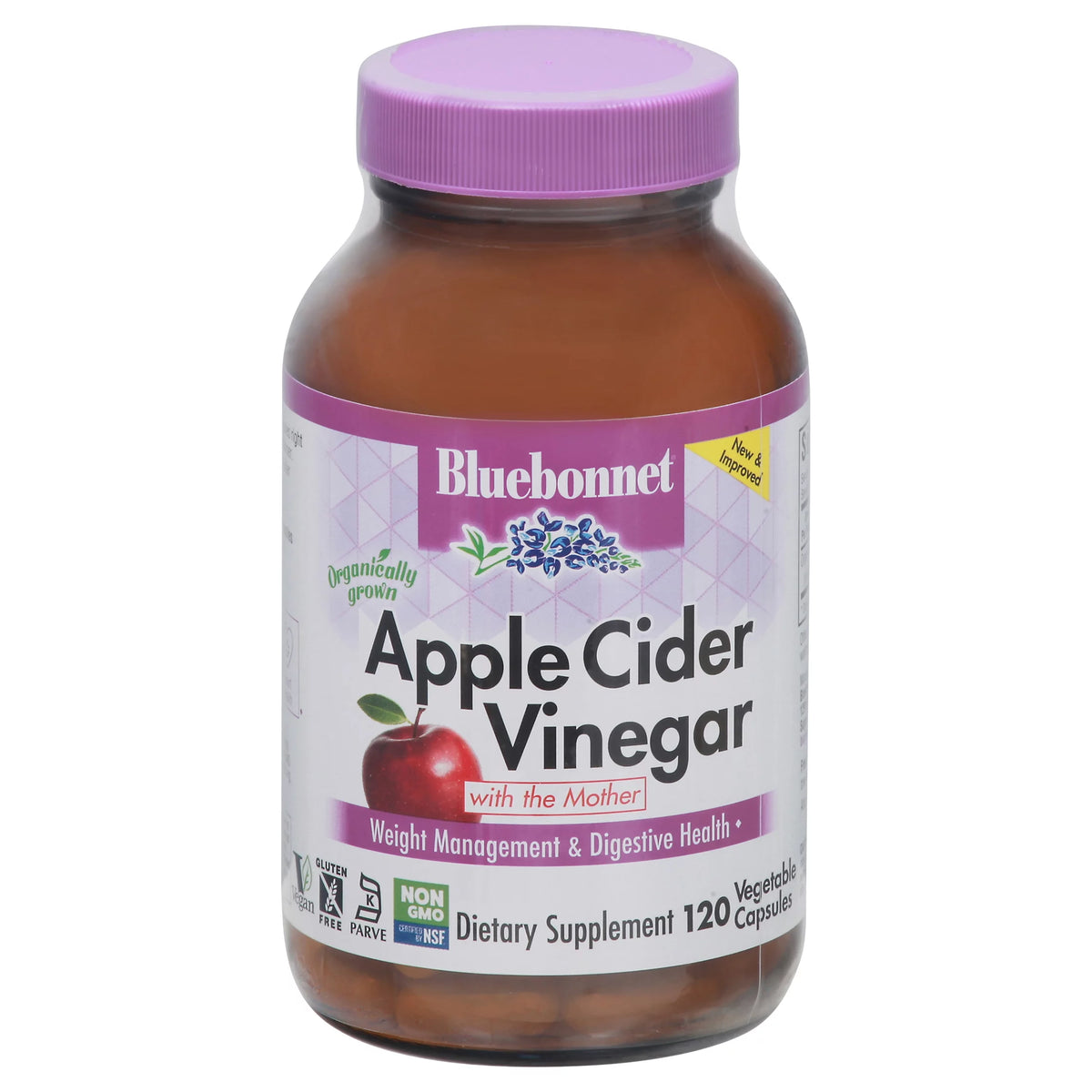 Apple Cider Vinegar 120 Vegetable Capsules G1550