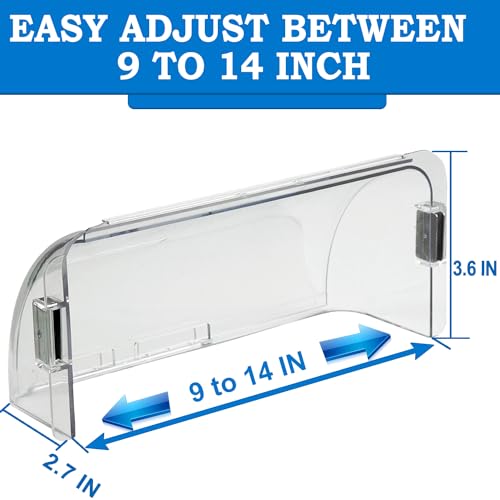 2 Pack Clear Adjustable Magnetic Vent Deflector G103164