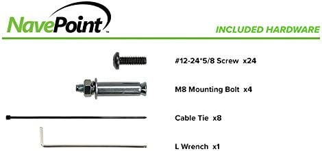 12U 2 Post Wall Mount 18 Inch Deep Network Server Rack Q905732