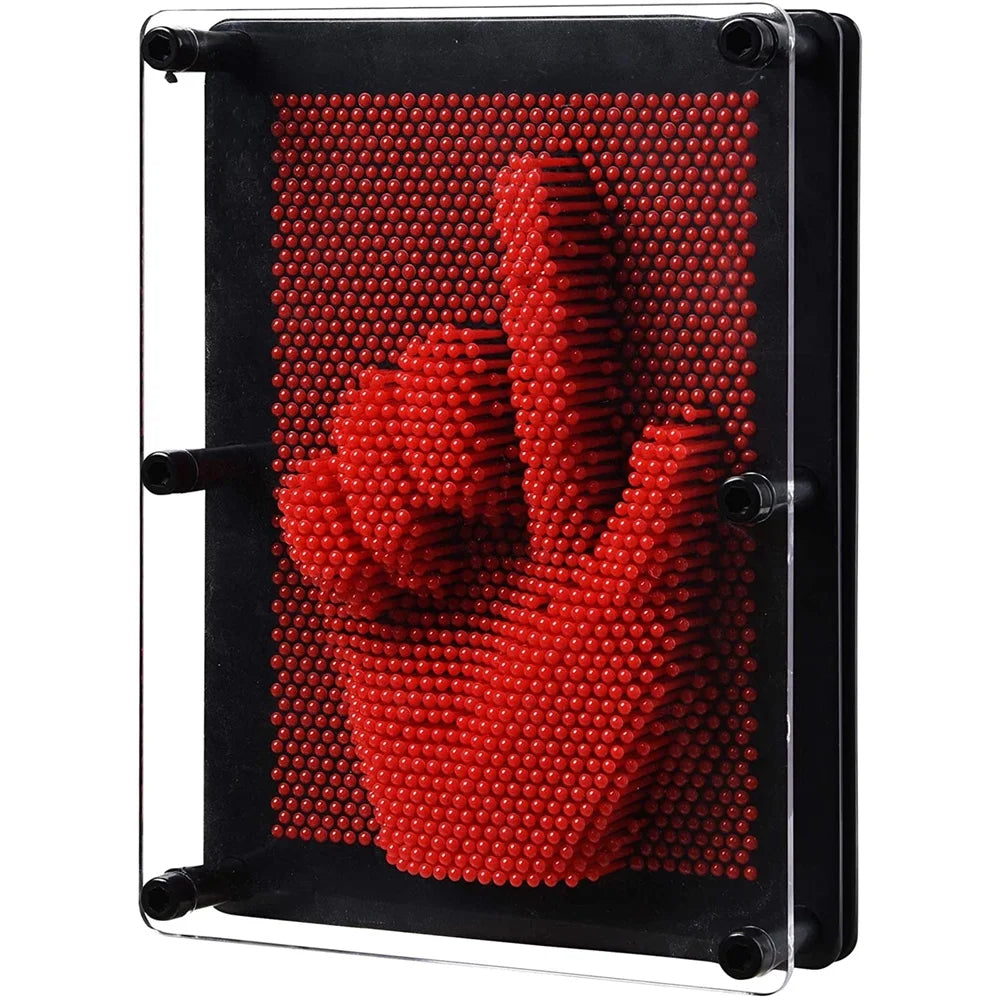 Red 3D Pin Art Board Toy G7956
