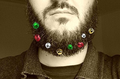 12 Pack Mini Christmas Beard Ornaments G822