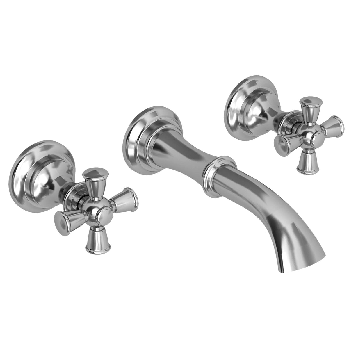Biscuit Wall Mount Lavatory Faucet C8596