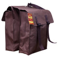 Brown 600D Nylon Saddle Bag J9596