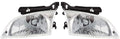 Headlight Assembly for 2000 2001 2002 Chevy Cavalier Pair P247
