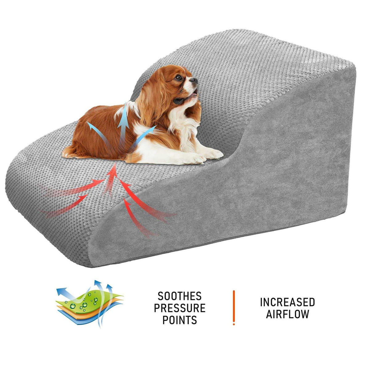 High Density Foam Non-Slip Dog Stairs A3097