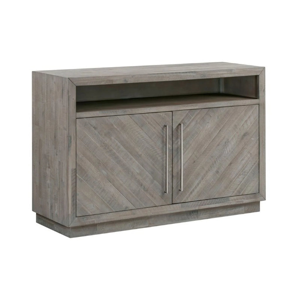 Gray Solid Wood TV Stand Z4295