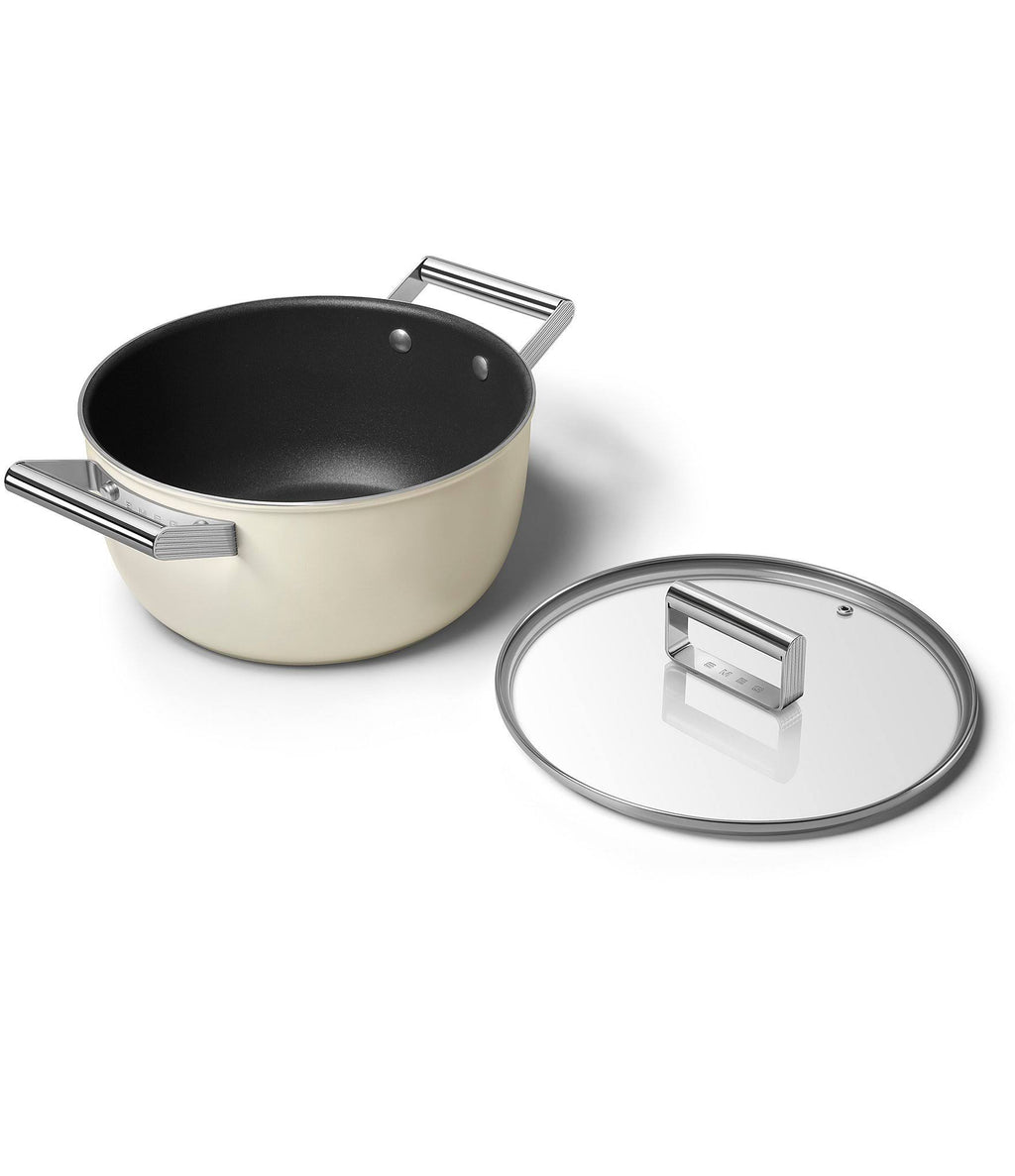 Cream Casserole Dish with Lid M9239