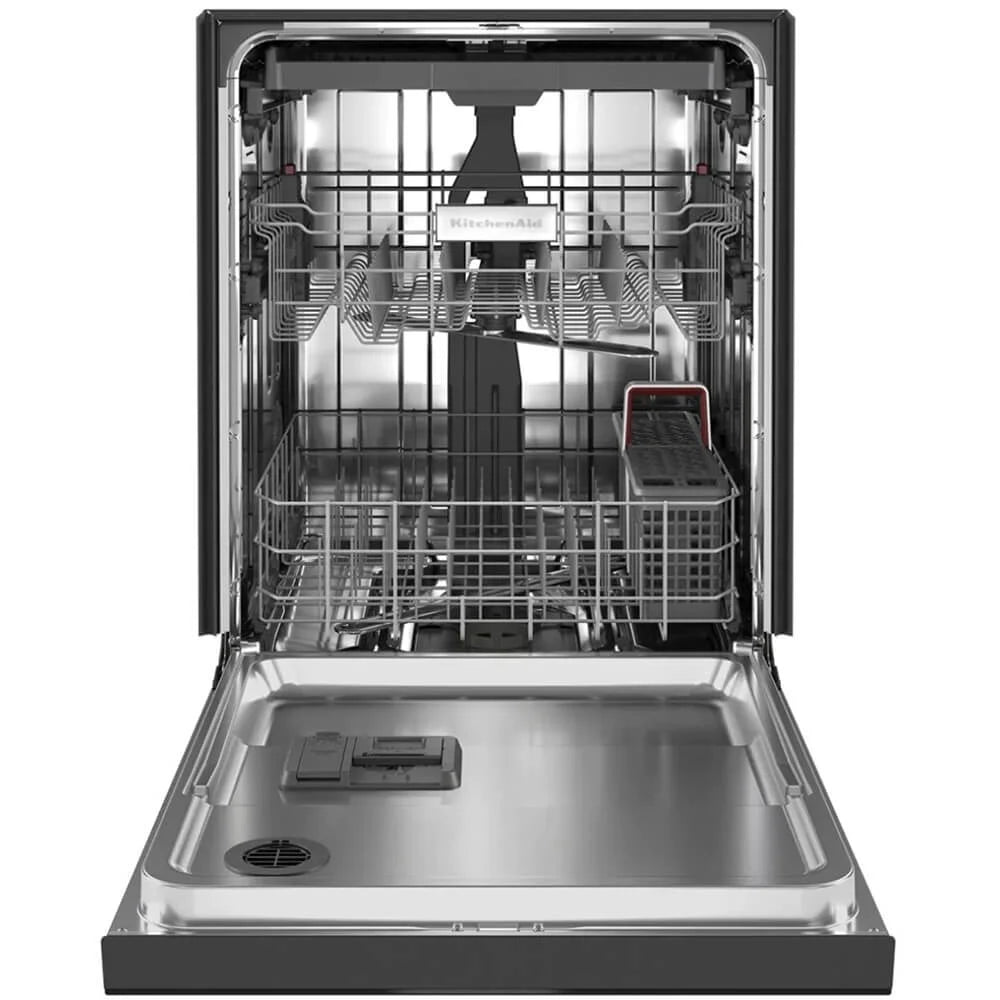 Black Dishwasher with Third Level Utensil Rack E515