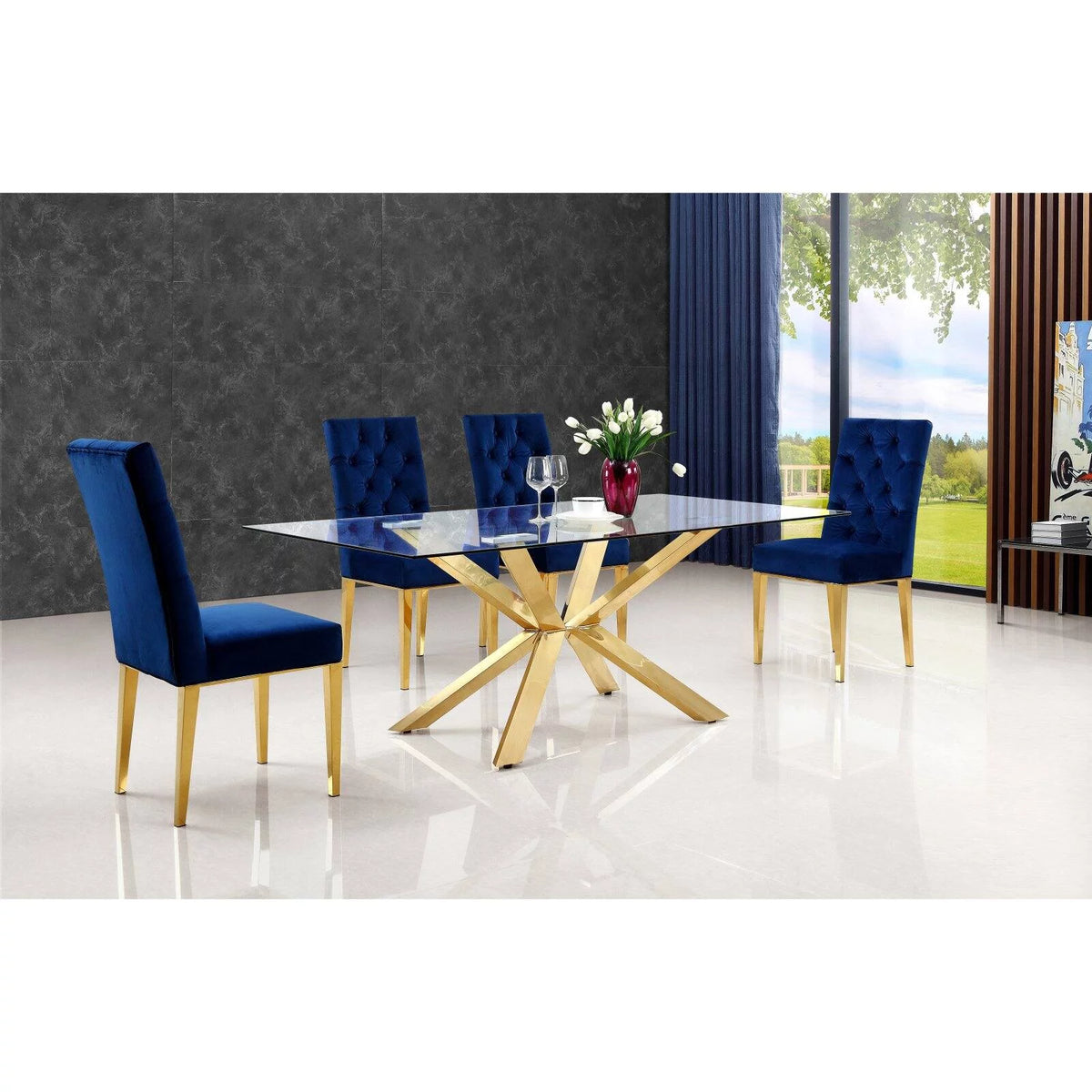 Gold Dining Table E270571