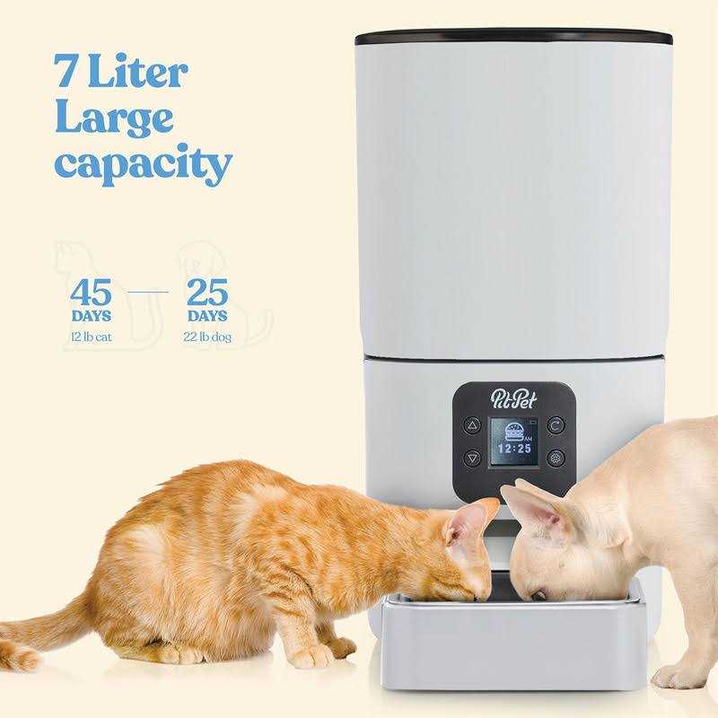Automatic Cat Feeder 6-L with LCD Screen D86070