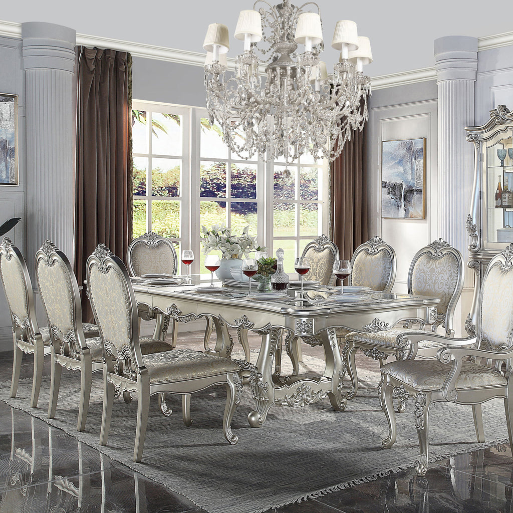 Double Pedestal Base Dining Table V877