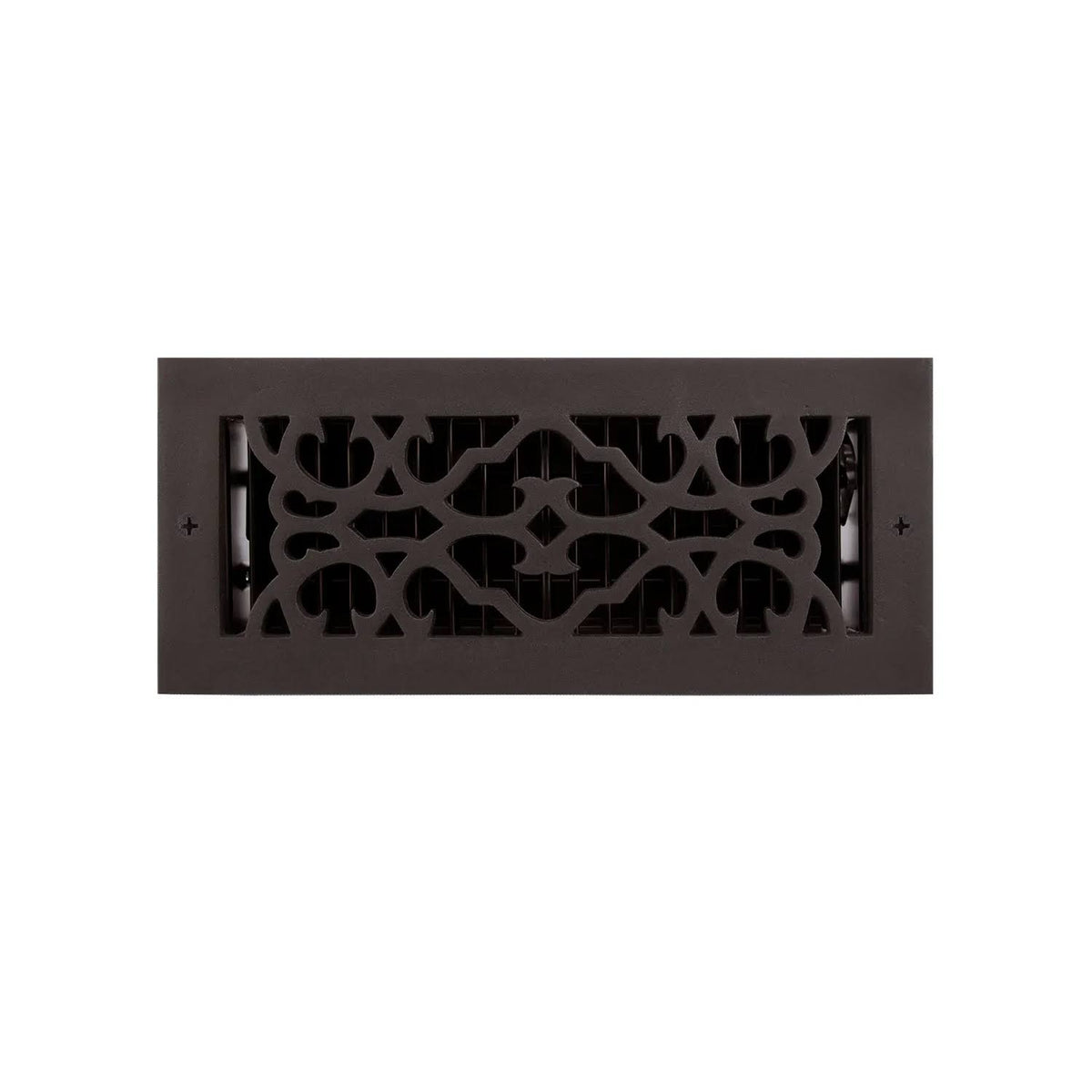 Black Powder Coated Cast Iron Wall Register S268100