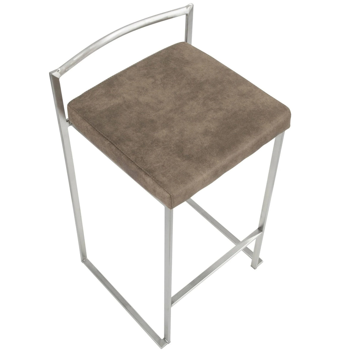 Black Counter Stool, Set of 2 W5489