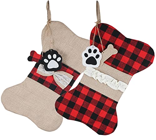 Plaid Pet Stocking Pack of 2 U215